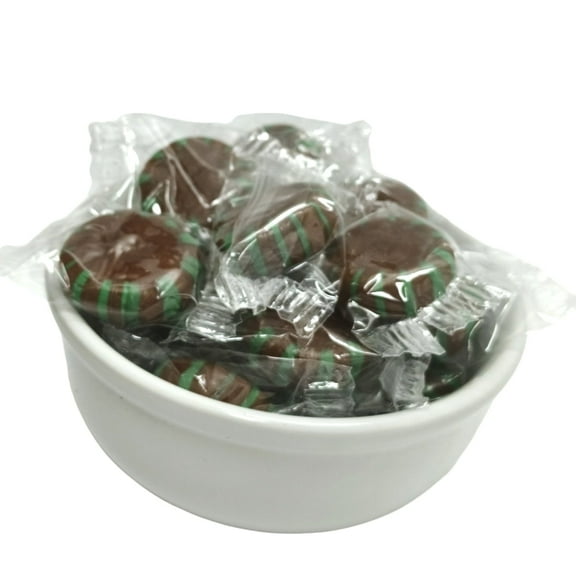 Sunrise Confections Wrapped Chocolate Starlight Mint Candies, 2 lbs