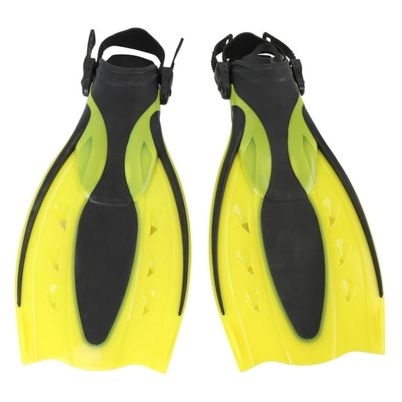 Streamlined Swimming Fins, Training Short Flippers Silicone Swimming Flippers for Kids Adults Men Women for Swimming Snorkeling Diving, Swimming Flippers Rubber Swim Training Fins