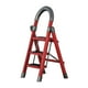 thumbnail image 1 of Escalera plegable con empuñadura de esponja con pedal antideslizante plegable para el hogar Rojo Zulema escalera plegable, 1 of 8