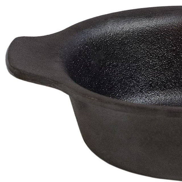 Browne Plat Ovale Mini Moderne en Fonte Pré-Assaisonnée en Thermalloy, Capacité de 12,5 oz