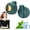 Green, variant on 2026 New Portable Silent Mini Bladeless Electric Fan, Small Clip on Fan Portable for Shirt & Waist, Rechargeable Adjustable 3-Speed Suspended Whirlwind Fans for Outdoor Travel & Office (Pink)