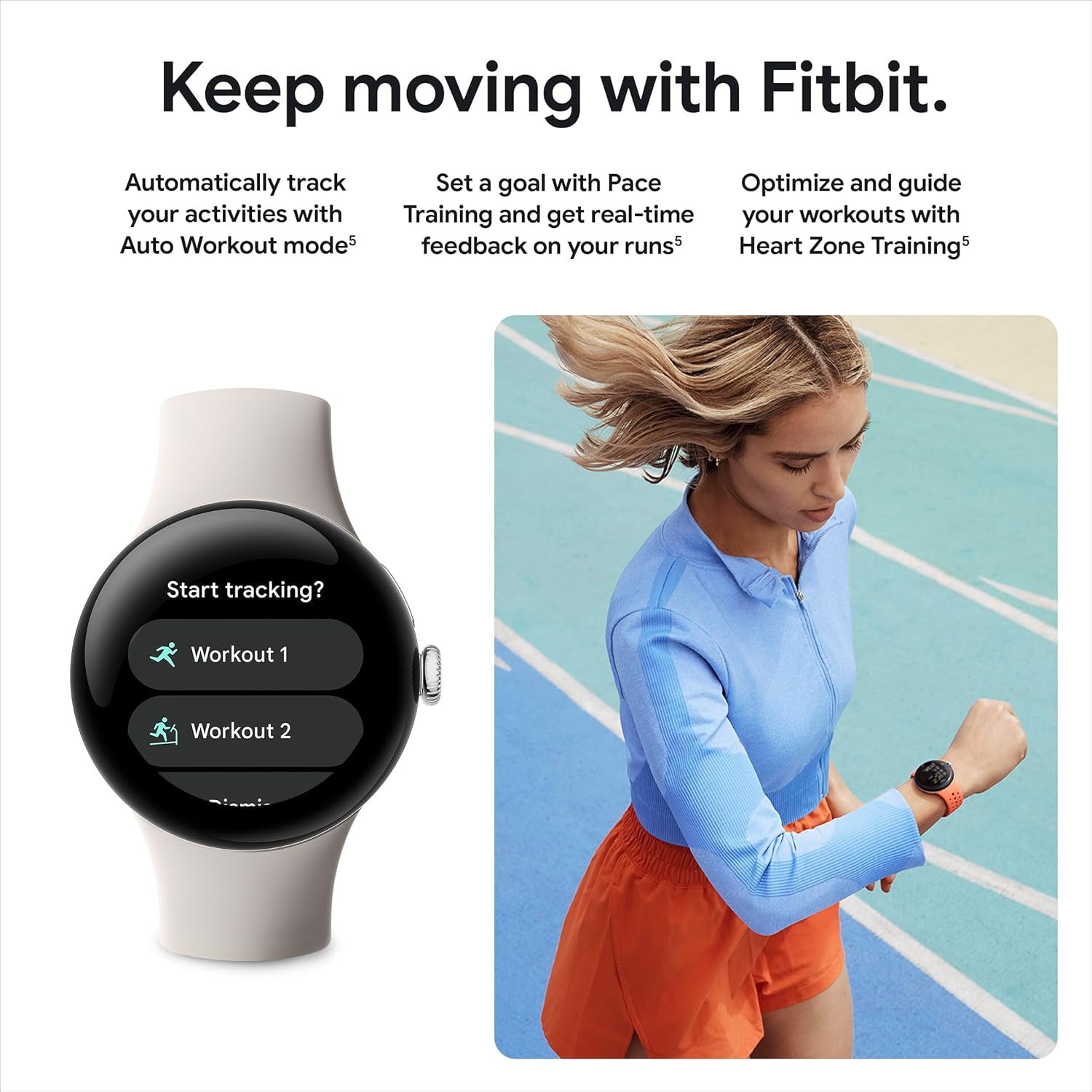 Restored Google Pixel Watch 2 (41mm) Wear OS Smartwatch (WIFI) Gold with Hazel Active Band (Refurbished)