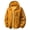 Orange, variant on WIZUTIZ Men's Sun Protection Hooded Jacket Lightweight Solid Color Long Sleeve Pockets Outdoor Hiking Golf Casual Windbreaker