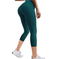 thumbnail image 4 of Frostluinai Women'S Bubble High Waist Tik Tok Yoga Pants Solid Color Textured Abdomen Slimming Hip Leggings Exercise Running Hip Plus Size Cropped Pants, 4 of 5
