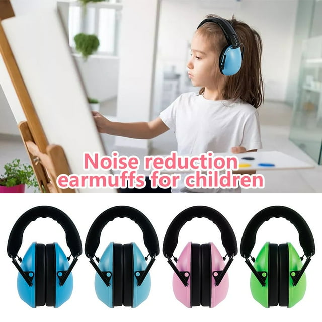 DEBGFS Écouteurs Antibruit Réglables pour Enfants, Protecteurs d'Oreilles, Bleu Foncé