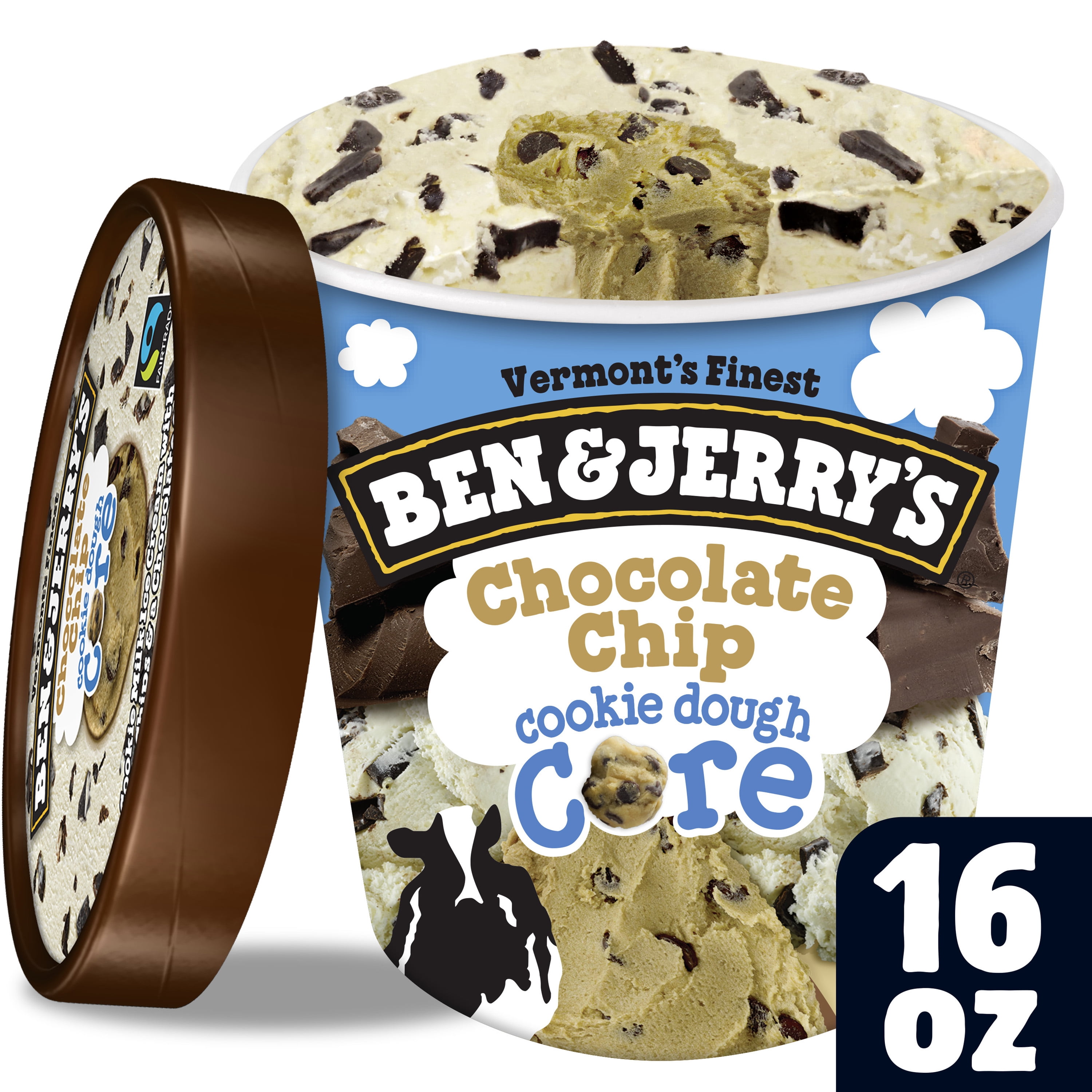 images Ben And Jerry's Ice Cream Cookie Dough ben jerry s ice cream chocolate chip cookie dough core 16 oz walmart com