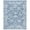 Natural/Blue, variant on SAFAVIEH Metro Josiah Medallion Area Rug, Natural/Grey, 8' x 10'