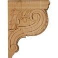 thumbnail image 3 of Ekena Millwork 3 1/2"W x 9"D x 12"H Medium Hudson Acanthus Wood Corbel, Alder, 3 of 4