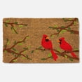 thumbnail image 1 of Cardinal Paire de Paillassons en Branche en Lin, 1 of 1
