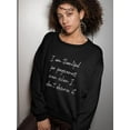 thumbnail image 2 of I Am Thankful For Forgiveness Sweatshirt Women -GoatDeals Designs, Female 4X-Large, 2 of 4