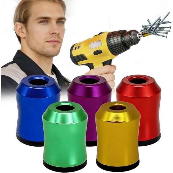 Magnetizer & Demagnetizer Tool Set, 2026 Upgraded Magnetic Drill Bit Attachment, Universal Strong Screw Holder, Removable Alloy Bit Magnetizer(Q)