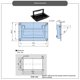 thumbnail image 5 of 2 Pack Zinc Alloy Recessed Pull Handles Container Handle Black Flush Lift Recessed Door Handle,111mm/4.3in, 5 of 5