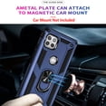 thumbnail image 5 of Motorola One 5G Ace Case, [Not fit for Motorola Moto One 5G/ Moto G 5G], With [Tempered Glass Screen Protector Included], STARSHOP Drop Protection Ring Kickstand Cover- Ink Blue, 5 of 7