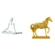 thumbnail image 1 of Estatua de caballo con pensamiento abstracto creativo, figura decorativa, escultura única, adorno para entrada, dormitorio, regalo de inauguración de, 1 of 8