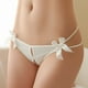 thumbnail image 4 of Gibobby Conjunto de lencería de encaje Día de San Valentín Día de San Valentín Bragas sexis en la para mujer, calzoncillos de medianoche de encaje Floral, ropa interior c(Blanco, Talla única), 4 of 5