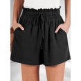 thumbnail image 4 of Women Summer Casual Wide Leg Loose High Waist Drawstring Dressy Shorts 2026 Beach Vacation Clothes, 4 of 10