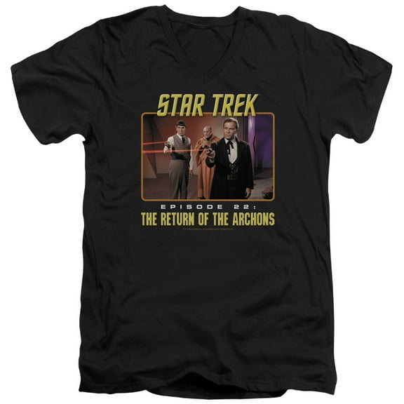 Star Trek - Episode 22 - Slim Fit V Neck Shirt - Small