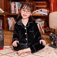 thumbnail image 1 of Conjunto de pijamas de franela gruesa y cálida para niños, ropa de dormir de terciopelo dorado, para la familia y Navidad, Unisex, 1 of 4