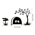 Wall Decals Black Cartoon Mouse Hole Pattern Wall Sticker Decor Art wall-decals-black-cartoon-mouse-hole-pattern-wall-sticker-decor-art
