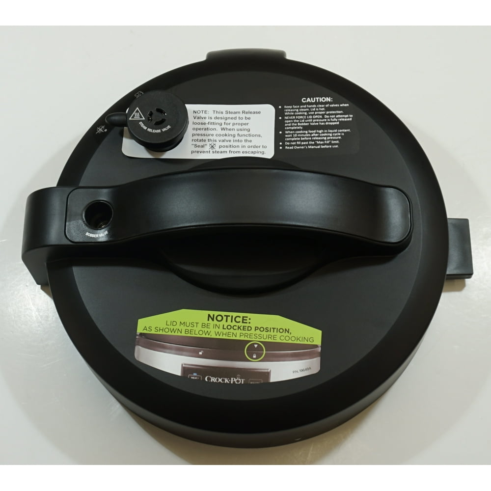 6 Qt Lid Assembly for CrockPot Express Crock MultiCooker, 193526000