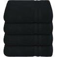 thumbnail image 7 of Infinitee Xclusives 100% Turkish Cotton Hand Towels 16 x 30 inches Pack of 4, Black, 7 of 7