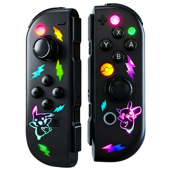 Wireless Game Controller for Switch,Joypad Controller (L/R) with LED Support Vibration/WakeUp Function/Motion Control
