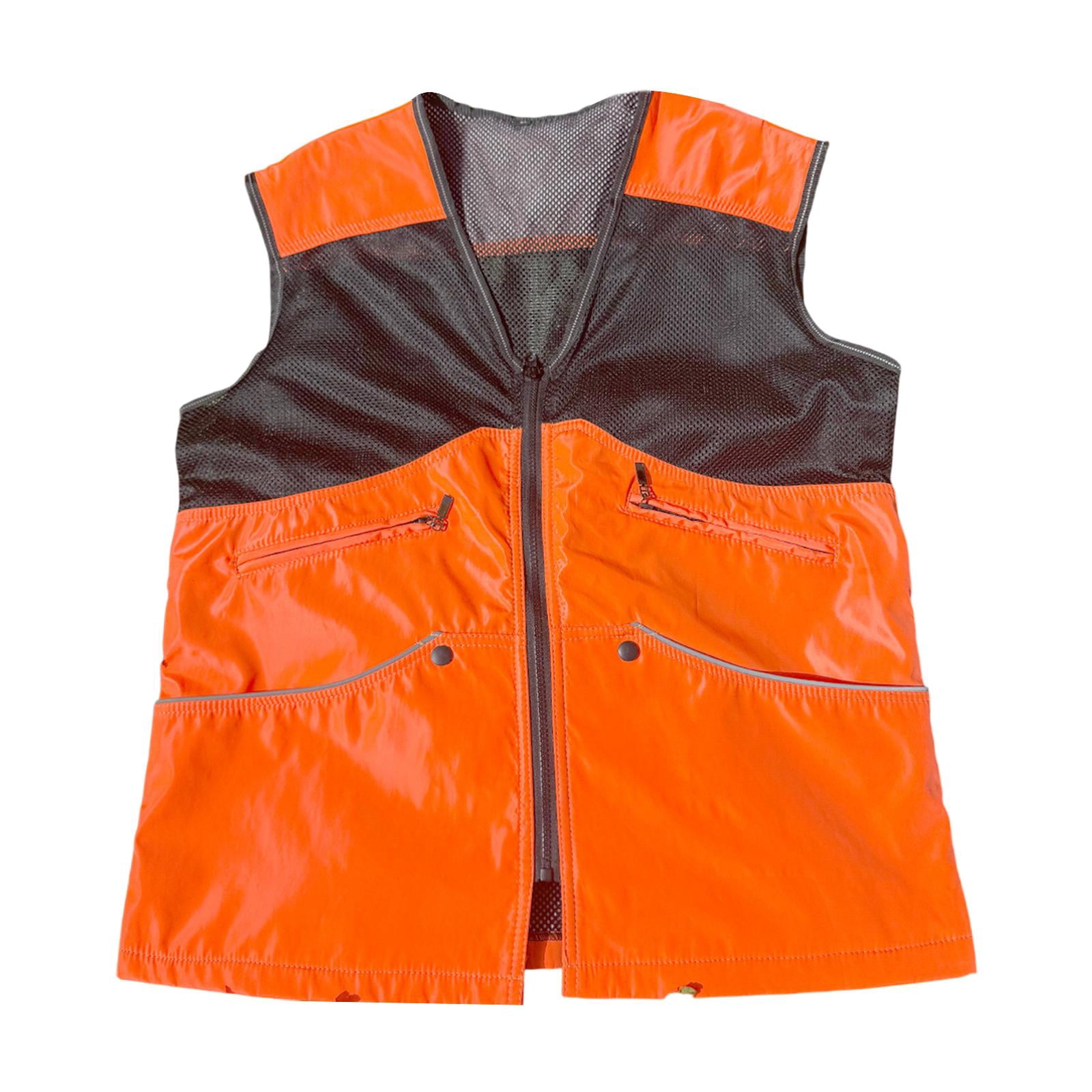 Stgfyxgs Summer Dog Handler Training Vest with 6 Large Pocket Waterproof Fishing Vest Size M