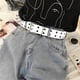 thumbnail image 5 of Sonducket Nuevo cinturón de moda de cadena Punk para mujer, cinturón ajustable con ojal de doble con cadena de ojal, cinturones decorativos Type5 NO5 Sonducket AP000175-07B, 5 of 6
