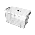 thumbnail image 3 of Cajas de almacenamiento transparentes multiusos para ropa de bebé, caja organizadora de almacenamiento de juguetes para oficina, edredón, libro, sala 80L Sunnimix Contenedor de cesta de almacenamiento, 3 of 8