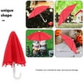 thumbnail image 3 of Set of 3 Mini Doll Umbrellas for 18 Inch Doll Accessories, Small Openable Umbrella Ornaments, 3 of 6