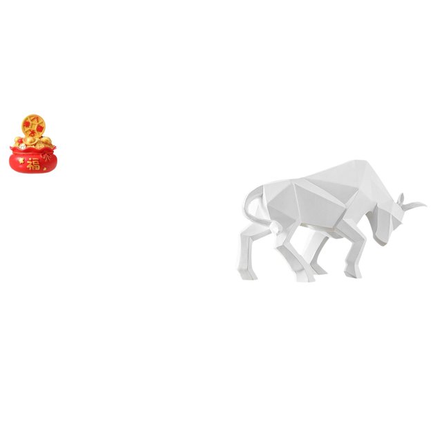 Escultura de escritorio,Estatua de la Cuenca del Tesoro,regalo de cumpleaños de Feng Shui,Estatua del toro,Estatua de toro,estatuilla,escultura,decoración de escritorio,Arte coleccionable