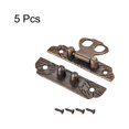 thumbnail image 4 of Unique Bargains Wood Case Box Hasp 47x23mm Zinc Alloy Latches w Screws, 5Pcs, 4 of 5
