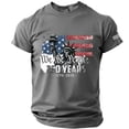 thumbnail image 2 of Men's Anniversary USA Shirt 1776 - 2026 Patriotic American Flag Freedom Shirts We The People 250 T-Shirt Summer Casual Fashion Tops,Dark Gray,XXXL, 2 of 4
