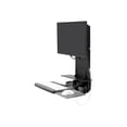 thumbnail image 2 of Ergotron Styleview Sit-stand Vertical Lift Patient Room (black). Includes Sit-stand Lift, 2 of 5