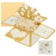 thumbnail image 1 of Tarjeta de aniversario de 60 años, tarjetas de aniversario feliz, tarjeta de aniversario de boda para esposa, hombres, ella, tono dorado, 1 of 6