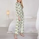 thumbnail image 3 of Balery Jungle Animal Conjunto de Pijama con Estampado para Mujer, Conjunto de Dos Piezas con Manga Larga, Ropa de Dormir Suave con Bolsillos, Pijamas Cómodos-X-Large, 3 of 7
