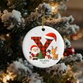 thumbnail image 1 of Adornos Navideños Acrílicos de 26 Letras | Decoraciones Colgantes Navideñas Personalizadas | Colgantes Del Alfabeto Ligeros y Duraderos | Decoración Navideña para El Hogar y La Oficina | Corona para, 1 of 6
