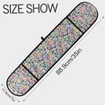 thumbnail image 3 of Dailycode Double Sided Oven Mitt with Loop Heat Resistant Kitchen Long Potholders 7" x 35" Colorful Tiny Flowers and Leaves, 3 of 6