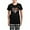 With Checker Pant, variant on CafePress - Gray Wolf Women's Dark Pajamas - Women's Short Sleeve Print T-Shirt and Pants Dark Cotton Pajama Set
