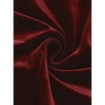 thumbnail image 5 of DARING DIVA Velvet Shrug Open Front Bolero Cropped Cardigan Top XS Burgundy, 5 of 6