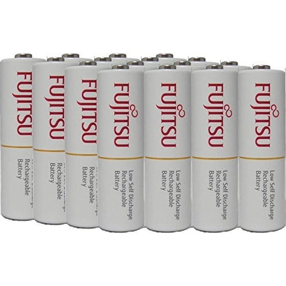 16 Fujitsu AA rechargeable NiMH batteries 1.2V 1900mAh Ready-to-use Made in Japan