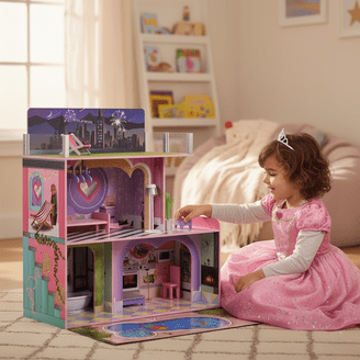 KidKraft Wooden Fashion Pretend Dress-Up Station Furniture, Pink -  Walmart.com