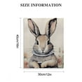 thumbnail image 3 of Autua Rabbit Beatrix Potter Fine Art Aesthetic Canvas Wall Painting for Home Office Decor Prints Living Room Bedroom Office Wall Art 12x16 in, 3 of 5