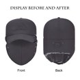 thumbnail image 2 of Trooper Hat,iClover Imperialstation Waterproof & Windproof Aviator Caps with [Chin Strap] [Ear Flaps], Winter Warm Baseball Hat for Women Men Outdoor Activities Hunting Sking Skating Hilking Dark Gray, 2 of 9