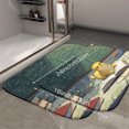 thumbnail image 2 of 1pc A cute dog on an open book Absorbent Non-Slip Bathroom Thickened Flannel Rug Decor,Soft,Quick Drying,Suitable For Indoor/outdoor Use,Bathrooms,Bedrooms,Kitchens,Terrace,Laundry Rooms,16"x24", 2 of 9
