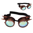 thumbnail image 4 of Gafas de caleidoscopio Gafas de caleidoscopio de Halloween Lentes de cristal arcoíris Gafas ajustables psicodélicas Steampunk Trippy ANGGREK  Otros, 4 of 8