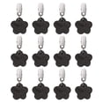 thumbnail image 1 of Uxcell 12-Pack Pesos para Manteles, Pesos para Cubiertas de Mesa de Mármol de 2.95 Pulgadas con Clips Metálicos para Decoración [Negro, Flores de Ciruelo], 1 of 6