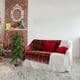 thumbnail image 4 of Árbol de Navidad artificial verde redondo con base de madera, simulación de árbol de Navidad, decoraciones de escritorio, adornos para el hogar, árbol de Navidad artificial, decoración, árboles decora, 4 of 6