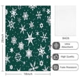 thumbnail image 2 of 2 Pcs Funny Kitchen Towels,Green Christmas Snowflake Pattern Microfiber Dish Towels,Kitchen Tea Towels,Kitchen Towel Set (18" X 26"), 2 of 7
