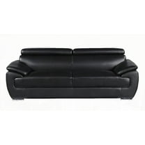 A Genuine Leather 220×80×75cm Sofa for Living Room